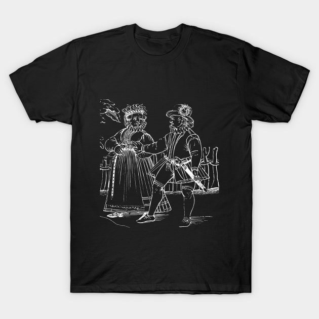 Bride and Groom T-Shirt by Artimaeus